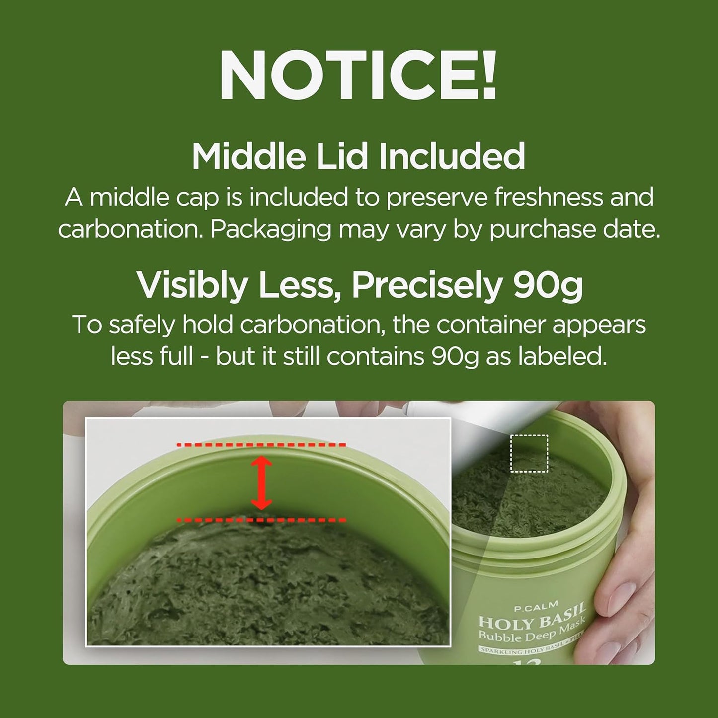 Viareline korean Holy Basil Bubble Deep Mask™