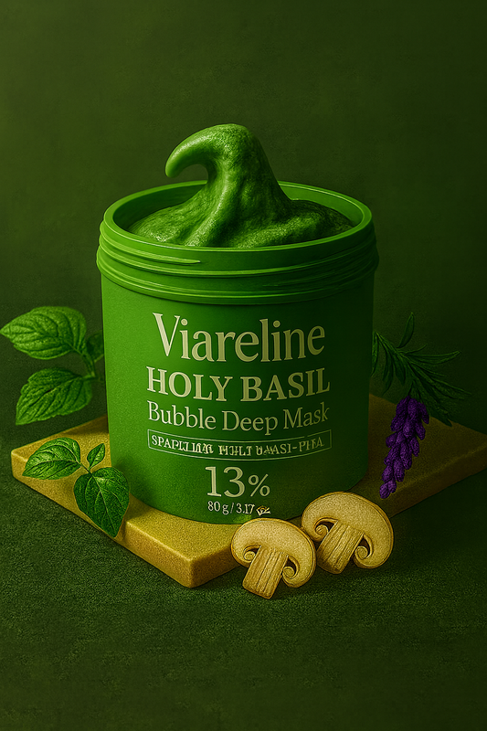 Viareline korean Holy Basil Bubble Deep Mask™